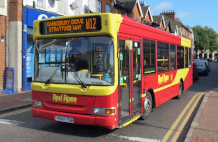 Red Rose Dennis Dart SLF Plaxton Pointer Y842TGH